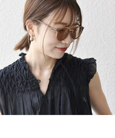 SHIPS any: ボストン型 UVカット サングラス