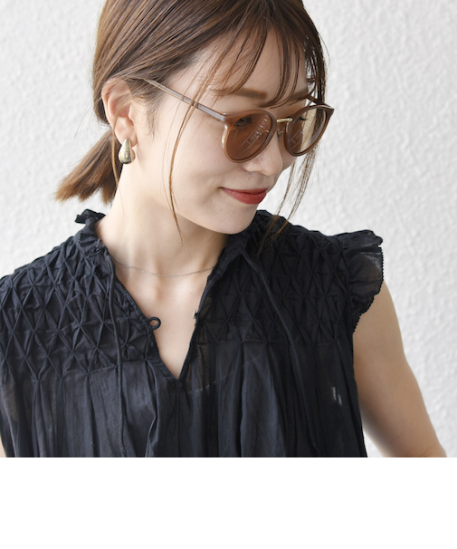 SHIPS any: ボストン型 UVカット サングラス