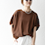 SHIPS any:〈洗濯機可能〉ワッフル ワイド コクーン ドルマン TEE