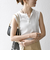 SHIPS any:〈洗濯機可能〉ワッフル ヘンリーネック 2WAY ノースリーブ TEE