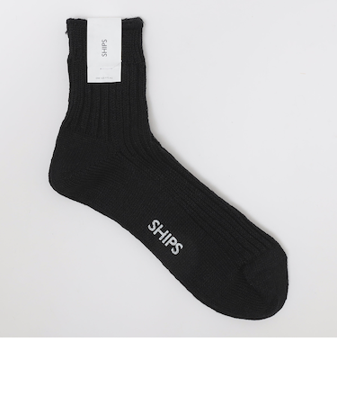 SHIPS: ローゲージ リネン クオーター ソックス