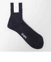 SHIPS: ローゲージ リネン クオーター ソックス