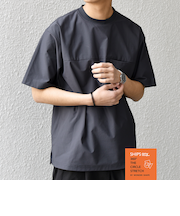 SHIPS any: 360° THE CIRCLE STRETCH ポケット Tシャツ(セットアップ対応)◆