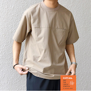 SHIPS any: 360° THE CIRCLE STRETCH ポケット Tシャツ(セットアップ対応)◇