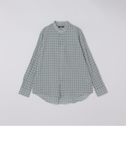 SHIPS: エアー サッカー リラックス バンドカラー シャツ