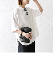 SHIPS any:〈接触冷感/汗染み防止加工/洗濯機可能〉ラウンドヘム クルー ビッグ TEE