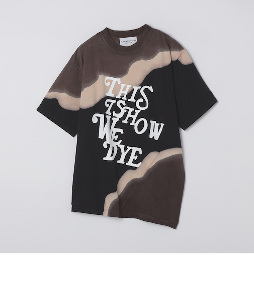 NOMARHYTHM TEXTILE: HAND DYE TWIST TEE PRINT