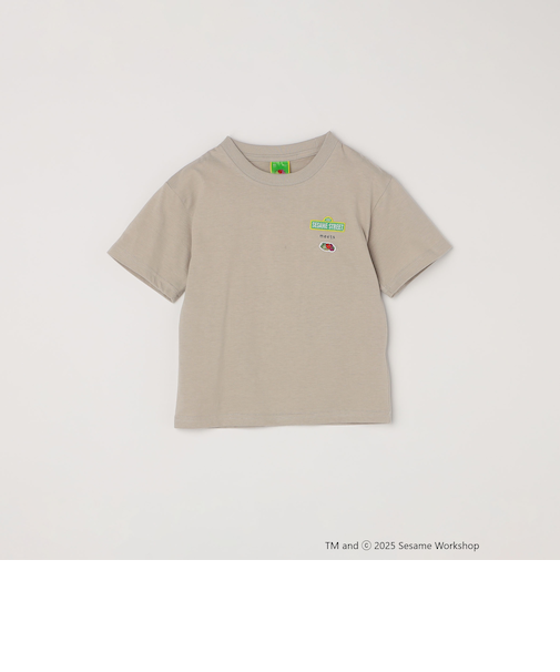 FRUIT OF THE LOOM: SESAME STREET プリント Tシャツ<KIDS>