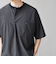 SHIPS any:〈洗濯機可能〉メッシュ ヘンリーネック ポケット Tシャツ◇