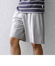 【WEB限定】SHIPS any:〈接触冷感〉ストレッチ ナイロン イージー ショーツ(セットアップ対応)◇