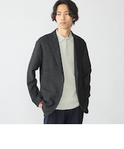 SHIPS: リネン×TEXBRID ニット ポロシャツ