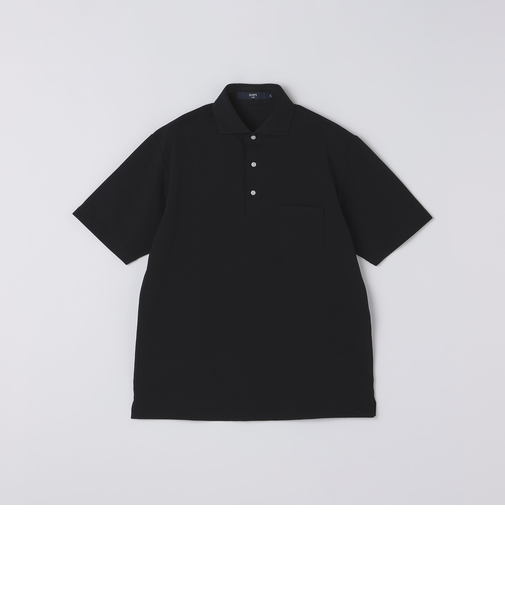 SHIPS Colors:〈吸水速乾〉カノコ ワイドカラー ポロシャツ