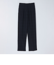 BERNARD ZINS: WALLIS コットン/リネン チェック スラックス