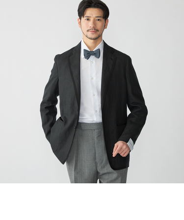 【SHIPS別注】CARUSO: リネン パイピング ジャケット