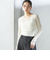 〈手洗い可能〉ストレッチ チュール ロング スリーブ TEE