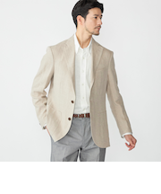 SHIPS: リネン ソリッド シャツ ジャケット