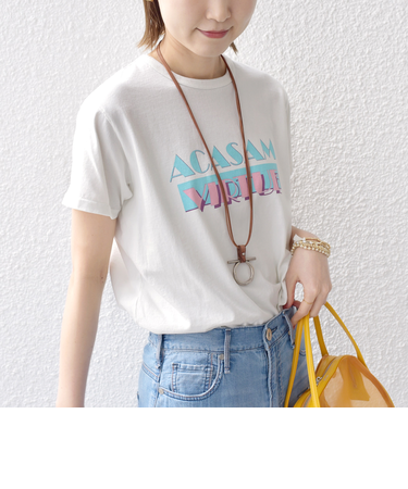 ACASAM:クルーネック TEE