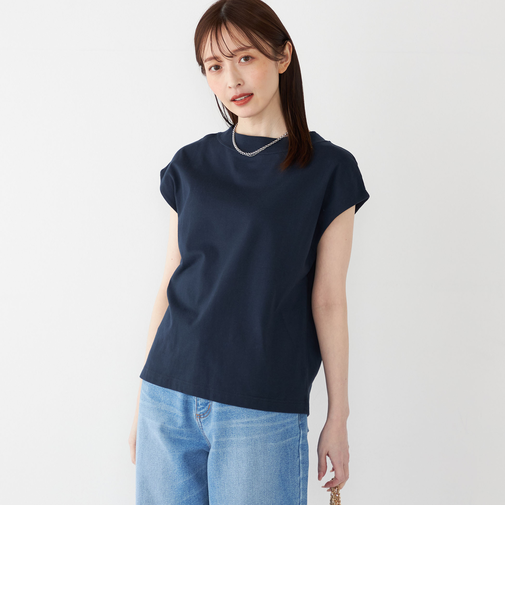 SHIPS Colors:40/2 天竺 ボートネック トップス