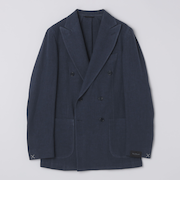 【SHIPS別注】Errico Formicola: リネン キャンバス ダブルジャケット