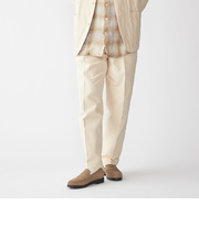 Southwick Gate Label: コットン シルク 1プリーツ パンツ