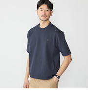 【WEB限定】SHIPS: テレワーク ビズ ワンポイントロゴ ポンチ Tシャツ
