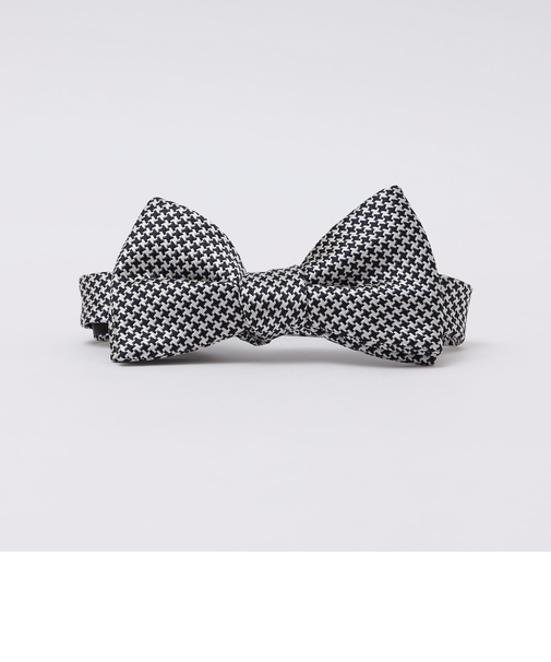 SHIPS: シルク ハウンドトゥース ボウタイ