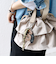 【WEB限定】チャーム 付き フリル 巾着 ショルダー