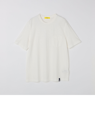 DRUMOHR: コットン/リネン ガーメントダイ Tシャツ