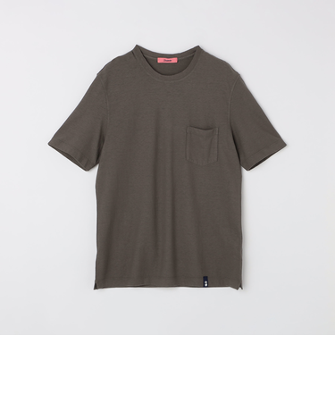DRUMOHR: コットン/リネン ガーメントダイ Tシャツ