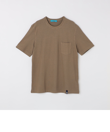 DRUMOHR: コットン/リネン ガーメントダイ Tシャツ