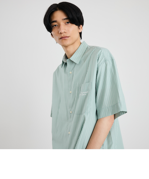 City Ambient Products: レギュラーカラー ブロード オーバー シャツ (半袖)