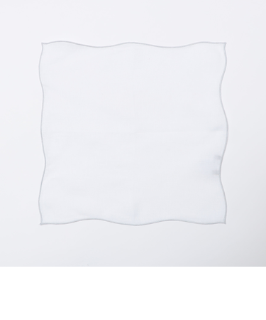 MUNGAI: ONDA パイピング リネン チーフ