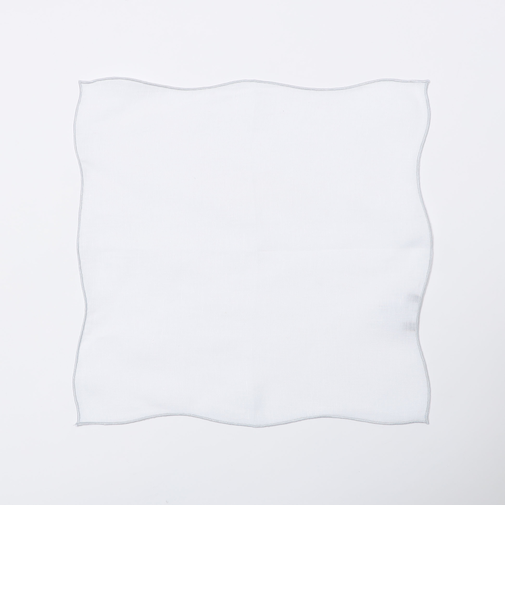 MUNGAI: ONDA パイピング リネン チーフ