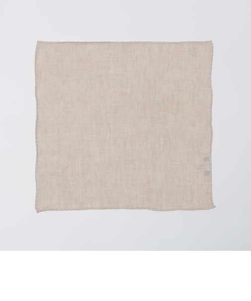 MUNGAI: エンブロイダリー リネン スクエア チーフ