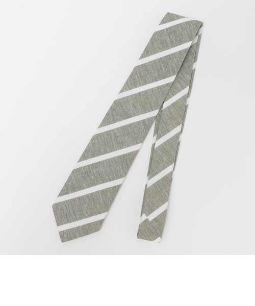 シップス（SHIPS）/BREUER: リネン コットン メランジ ストライプ ネクタイ BREUER: リネン コットン メランジ ストライプ ネクタイ｜シップスの