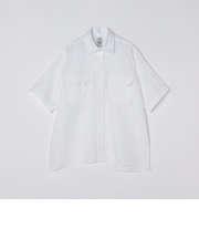 CORDINGS: リネン ショートスリーブ シャツ