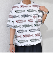 【SHIPS any別注】Phatee: オーガニックコットン パターン プリント スピンドル ポケット Tシャツ◇