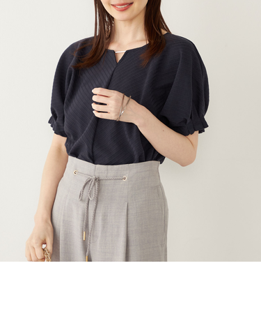 SHIPS Colors:〈接触冷感・UVカット〉クールタッチ トタンテレコ トップス◇