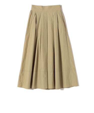 SHIPS Colors:〈洗濯機可能〉ナイロン ワッシャー タック スカート 2