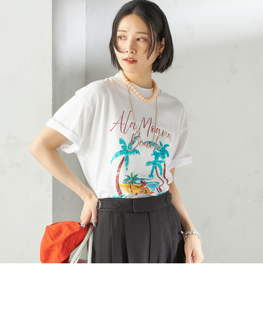 【SHIPS別注】TENNESSEE:イージー ショート スリーブ TEE