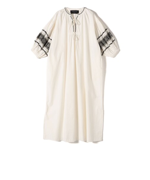 【SHIPS別注】Soi-e:〈手洗い可能〉刺繍 デザイン ワンピース