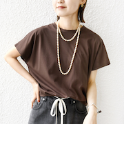 〈接触冷感〉ポンチ ドルマン TEE