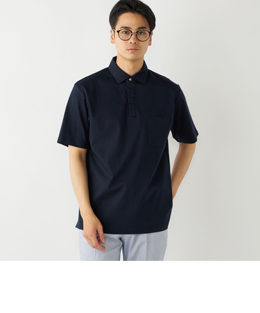 SHIPS Colors:〈接触冷感・抗菌防臭〉シルケット スムース ポロシャツ