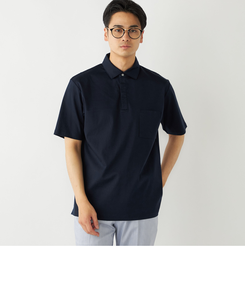 SHIPS Colors:〈接触冷感・抗菌防臭〉シルケット スムース ポロシャツ