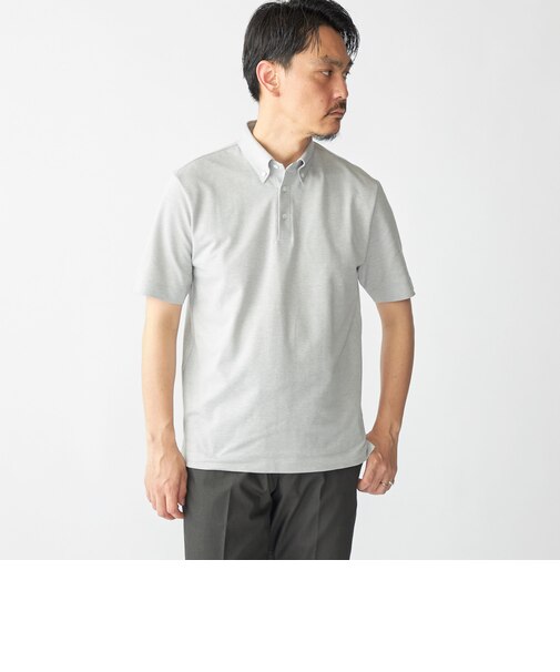 SHIPS: カノコ ボタンダウンカラー ポロシャツ