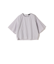 SHIPS Primary Navy Label:〈手洗い可能〉コットン ストライプ T ブラウス