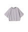 SHIPS Primary Navy Label:〈手洗い可能〉コットン ストライプ T ブラウス