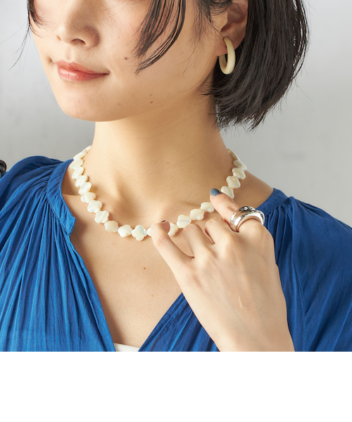 フラワー シェル ネックレス｜シップスの通販｜&mall（アンド