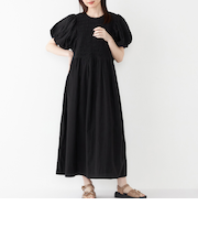 SHIPS Colors:〈手洗い可能〉キュプラコットン シャーリング ワンピース