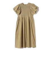 SHIPS Colors:〈手洗い可能〉キュプラコットン シャーリング ワンピース